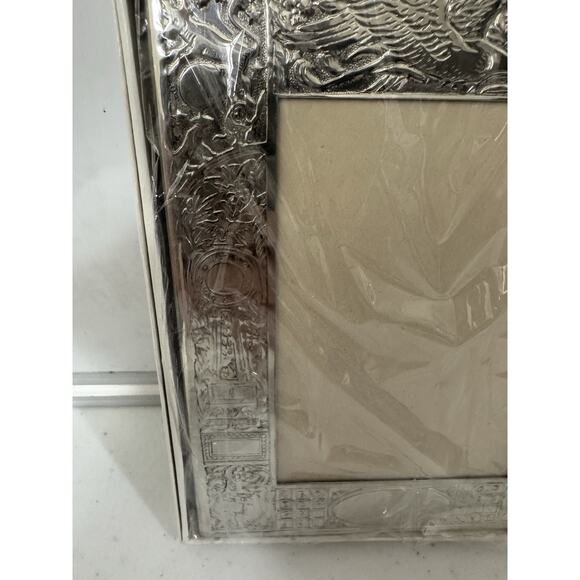 Vintage Empire Pewter Baby Picture Frame * Rare NEW In Package* Stork Nursery - Picture 15 of 15